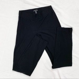 Eileen Fisher Pull on Stretch Black Skinny Pants